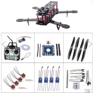 Kit iniciacion dron racing QAV250 con emisora digital