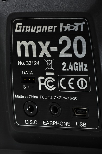 GRAUPNER MX-20 2,4GHZ HOTT RC