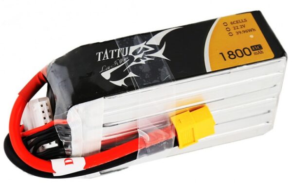 Batería Tattu 1800mAh 22,2V 45C 6S1P