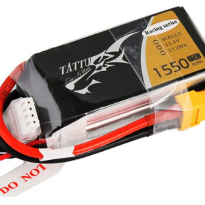 Baterías Tattu 1550mAh 11.1V 75C 3S1P hechas para la victoria