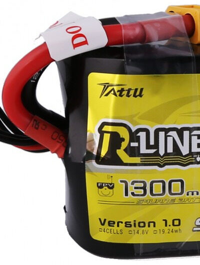 Batería Tattu R-Line 1300mAh 14.8V 95C 4S1P R-Line Square