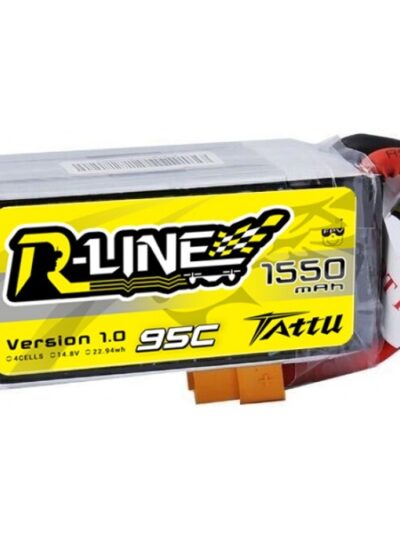 Batería Recargable Tattu R-Line 1550mAh 14.8V 95C 4S1P