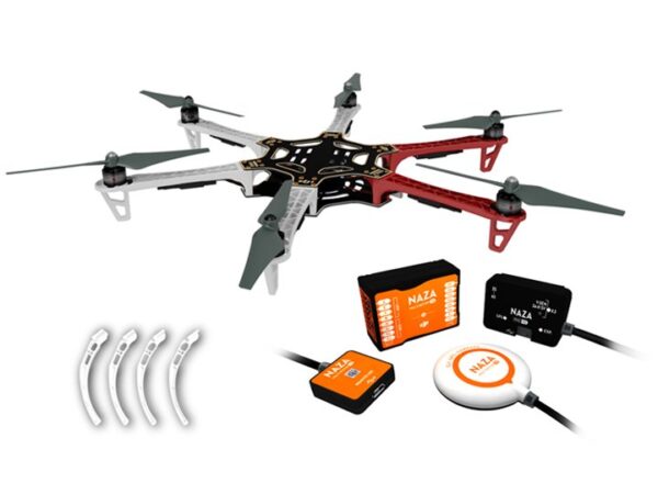 Kit Dron hexacopteor F550 + E305 + Naza M v2 + GPS + chasis