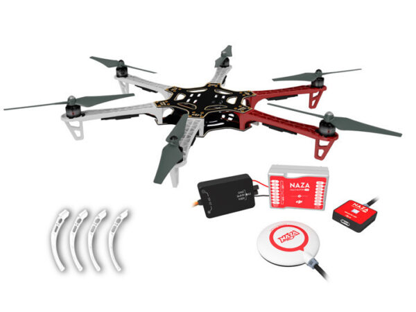 Kit Dron Hexacoptero Dji F550 + E305 + Naza-M Lite GPS