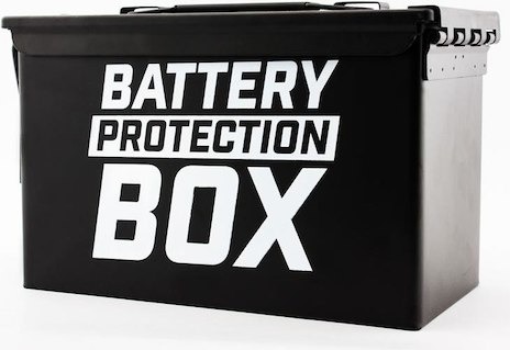 Caja protectora para baterías