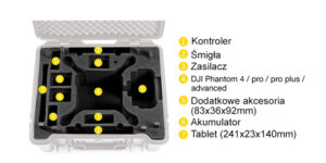 Maleta B & W do DJI Phantom 4/4 Adv / 4 Adv Plus / 4 Pro / 4 Pro Plus