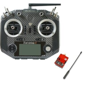 FrSky Taranis Q X7S Carbono + R9M módulo de largo alcance