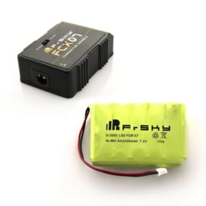 Cargador FCX07 + batería NiMH 2000Mah para FrSky Taranis QX7