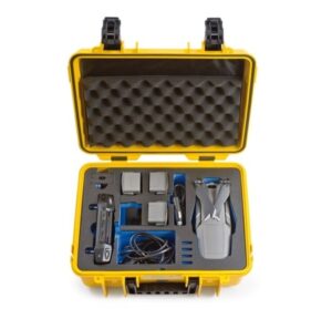 Maleta B & W tipo 4000 para DJI Mavic 2 (Pro / Zoom) con Smart Controller Amarillo