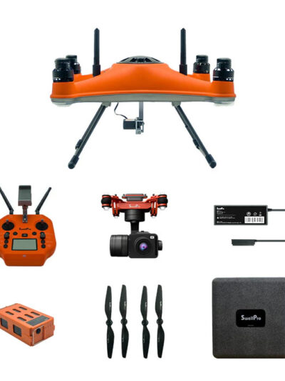 Swellpro SplashDrone 4 Edición de pesca + GC3-S 4K 3 EJES