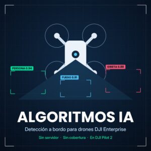 Algoritmos IA para drones DJI Enterprise