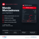 Mando Murciadrones para FlightHub 2: panel del mando armado y licencias por dock, PC, RC Plus 2 y servidor AIO