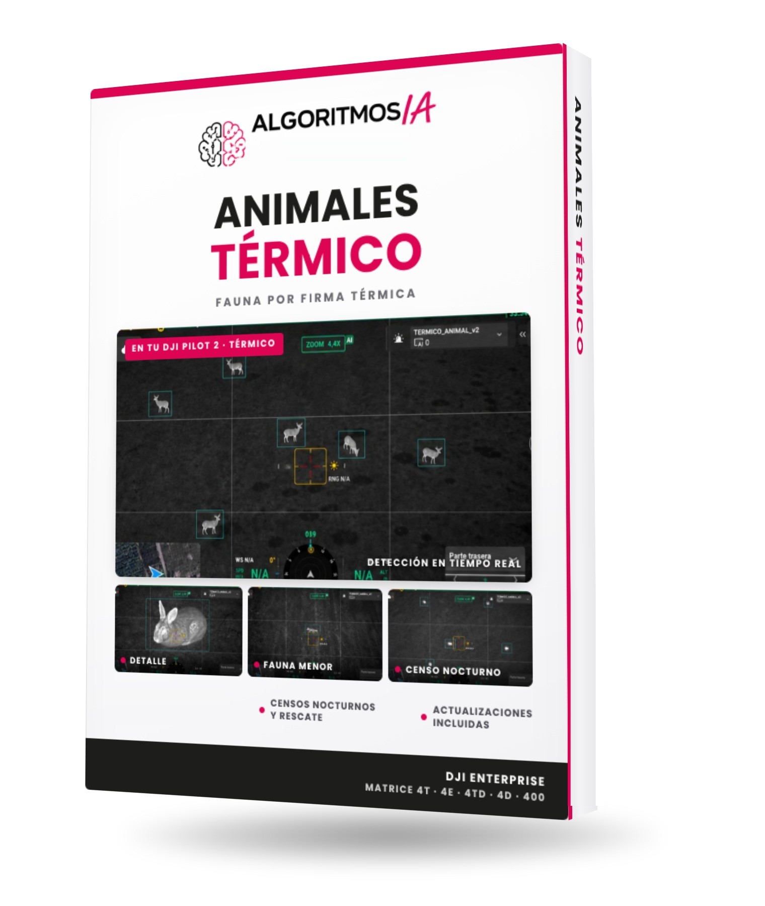 Algoritmo IA detección de animales con cámara térmica