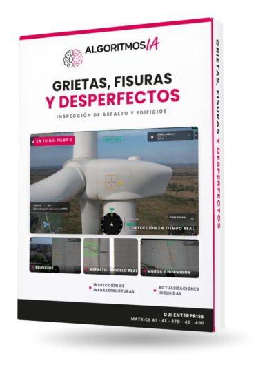 Algoritmo IA detección de grietas y fisuras para dron DJI