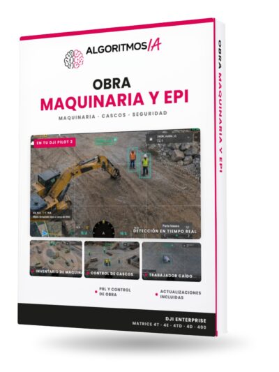 Algoritmo IA obra maquinaria y personal equipado