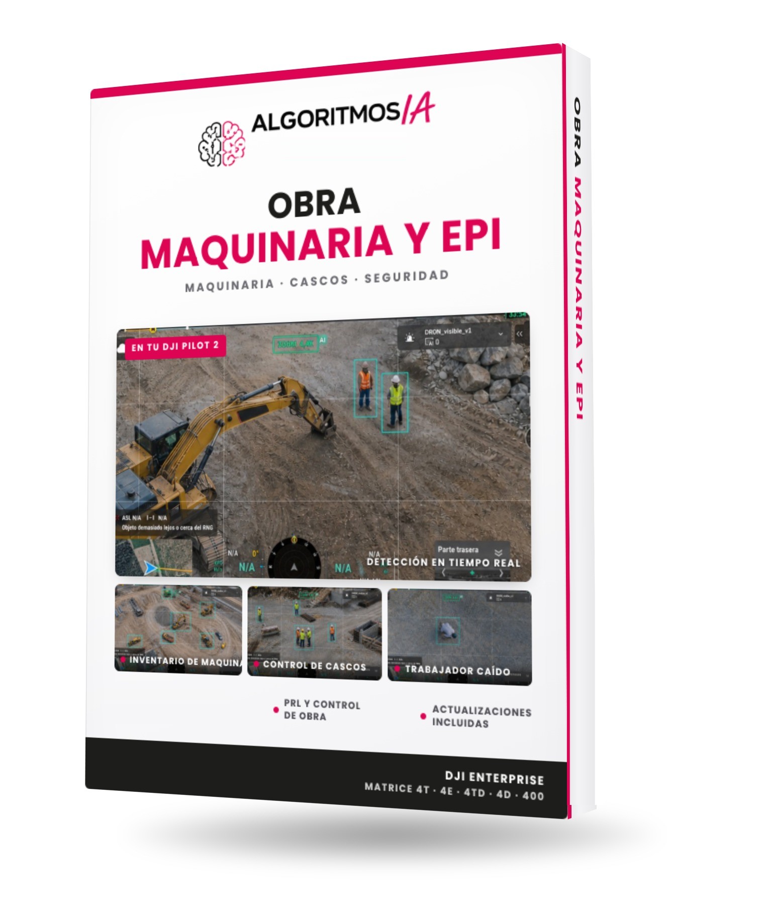 Algoritmo IA obra maquinaria y personal equipado
